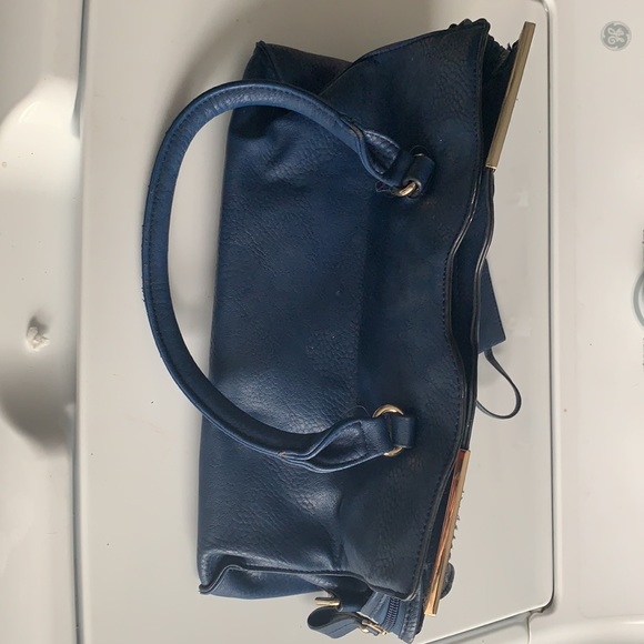 Charming Charlie blue hand bag purse pocketbook - Picture 7 of 7